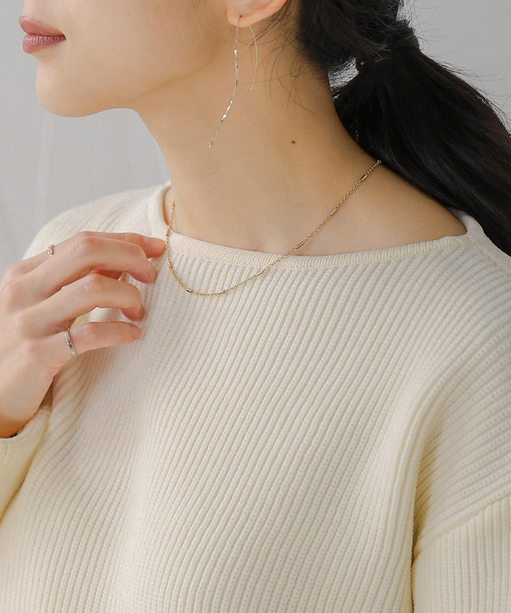 軽量ワイドスリーブニット