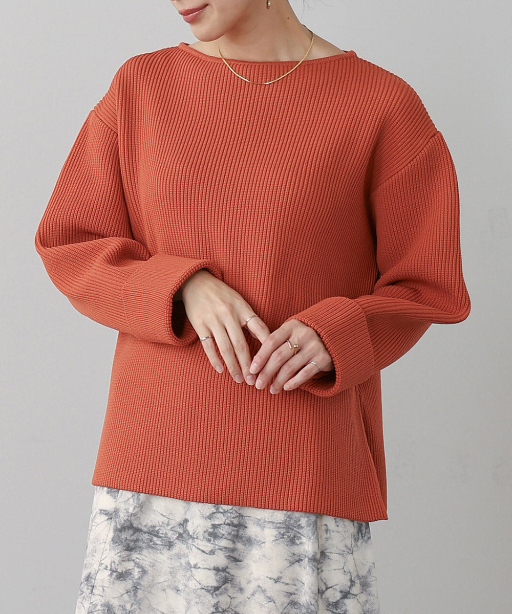 軽量ワイドスリーブニット