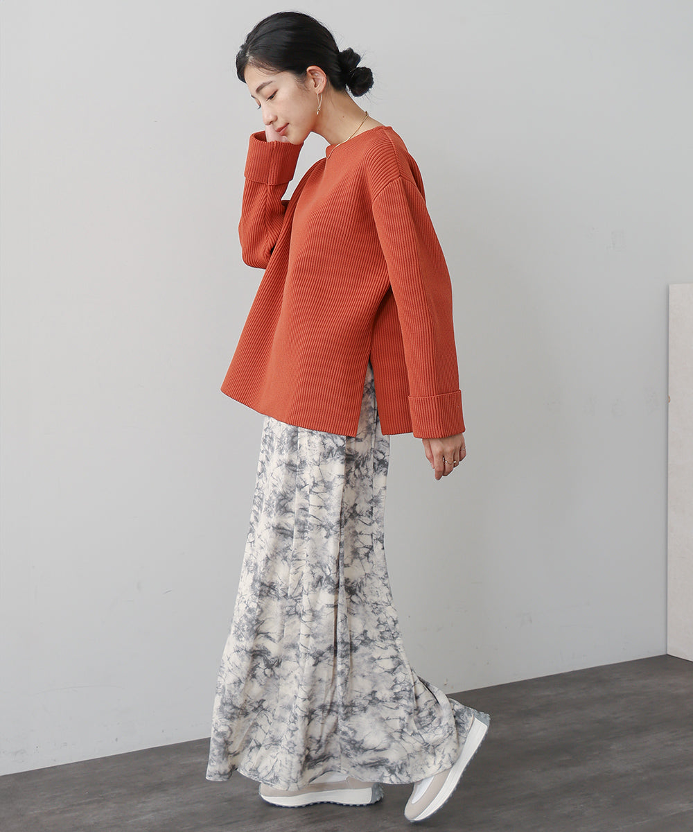 軽量ワイドスリーブニット