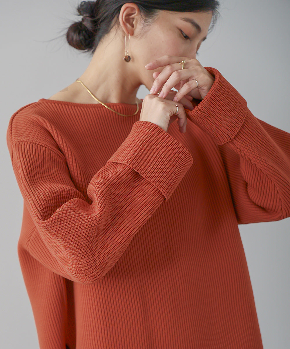 軽量ワイドスリーブニット