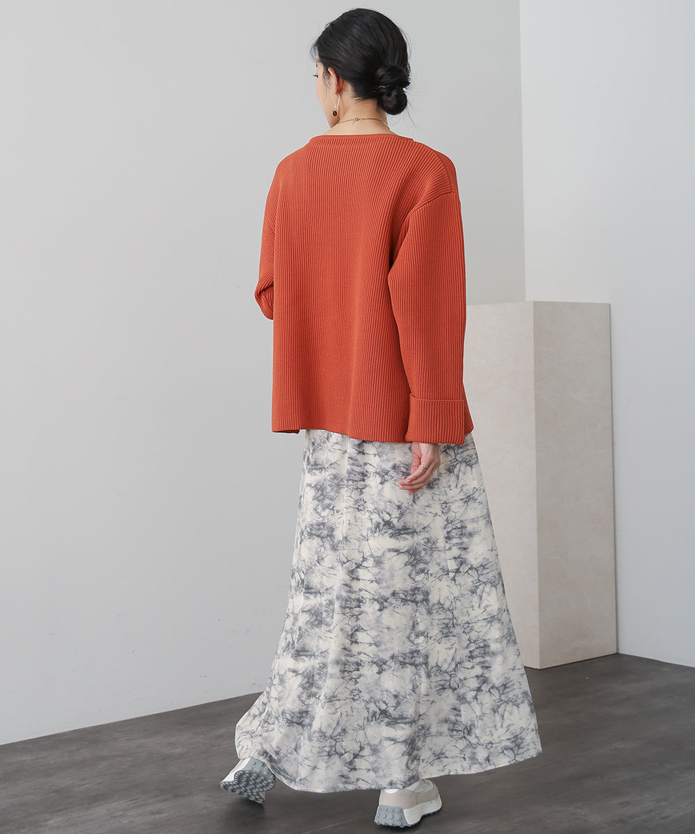 軽量ワイドスリーブニット