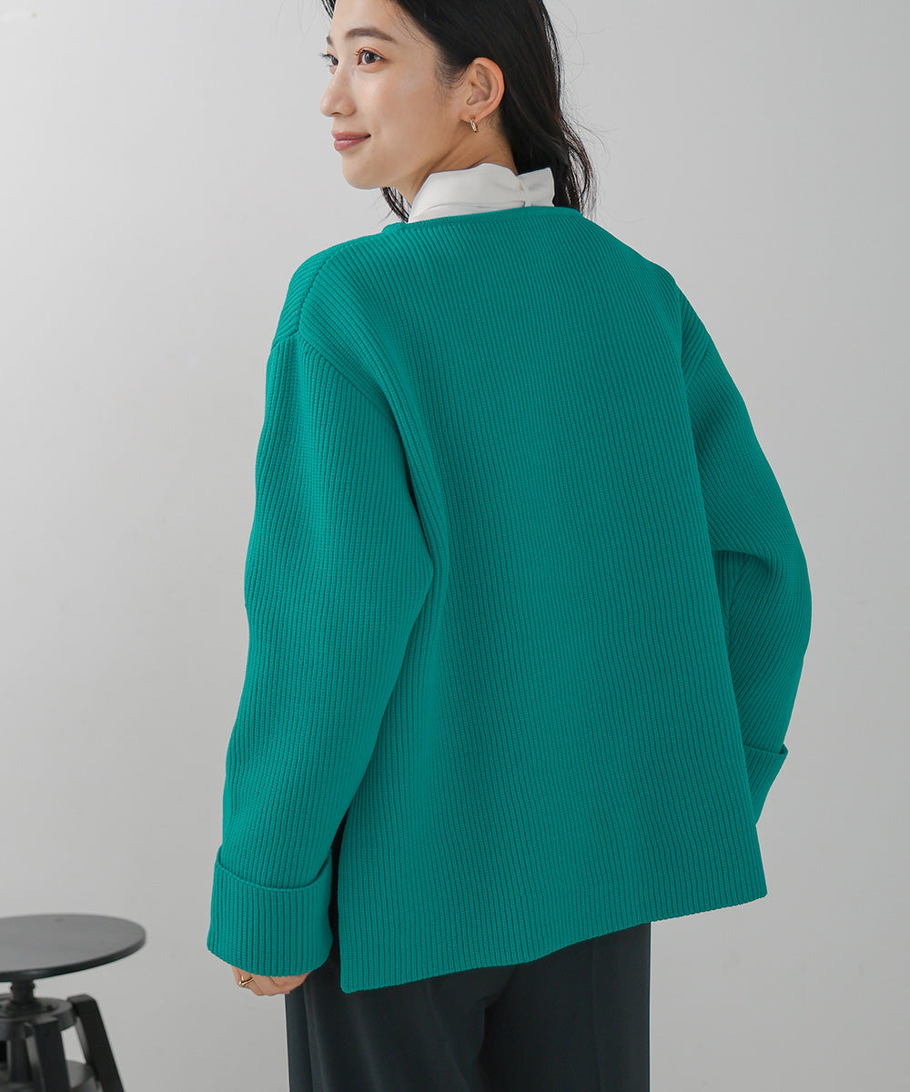 軽量ワイドスリーブニット