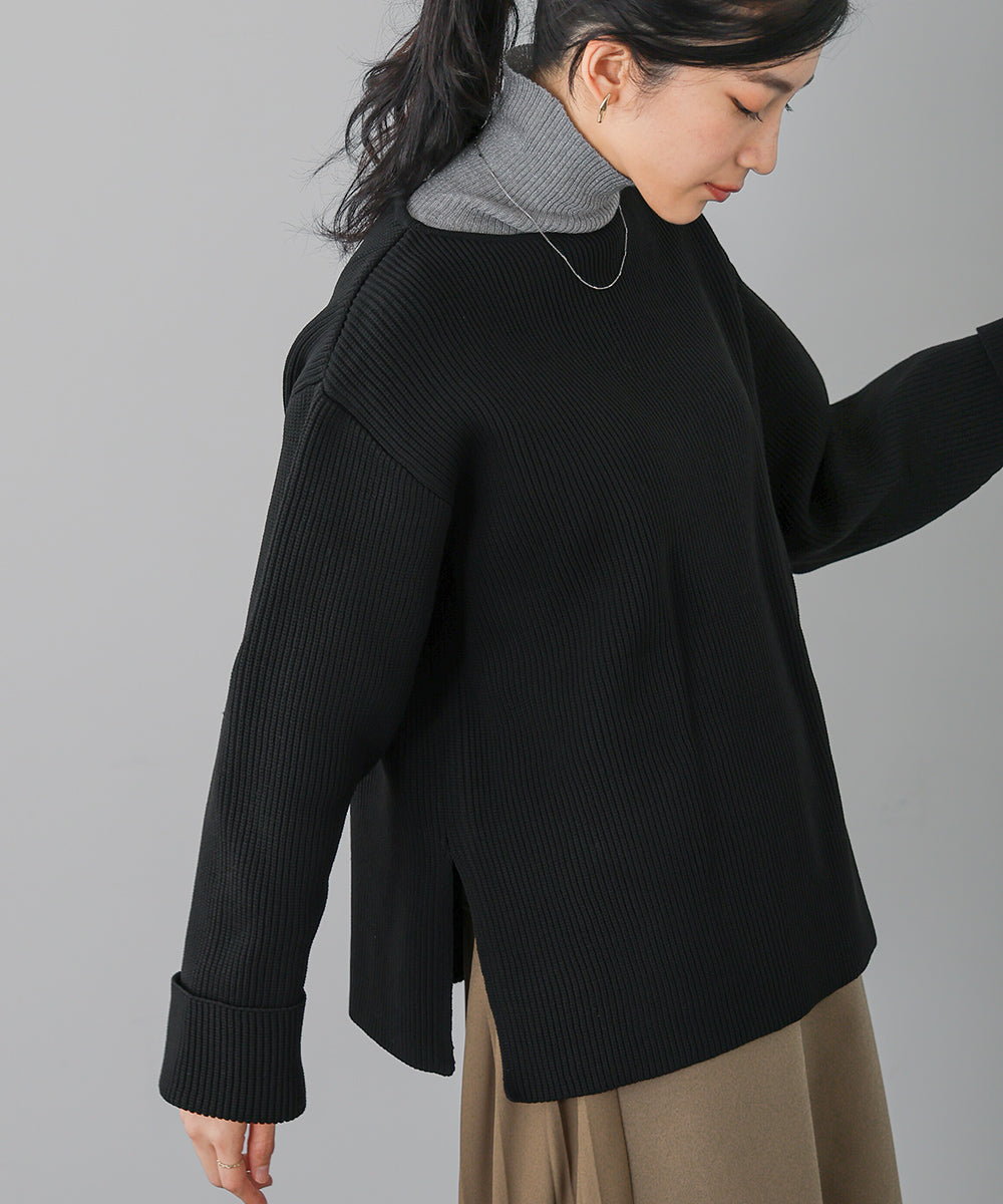 軽量ワイドスリーブニット