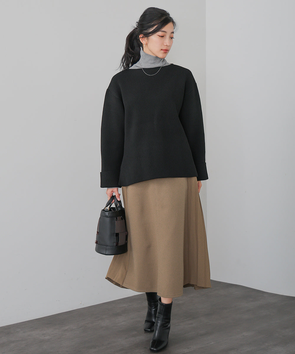 軽量ワイドスリーブニット