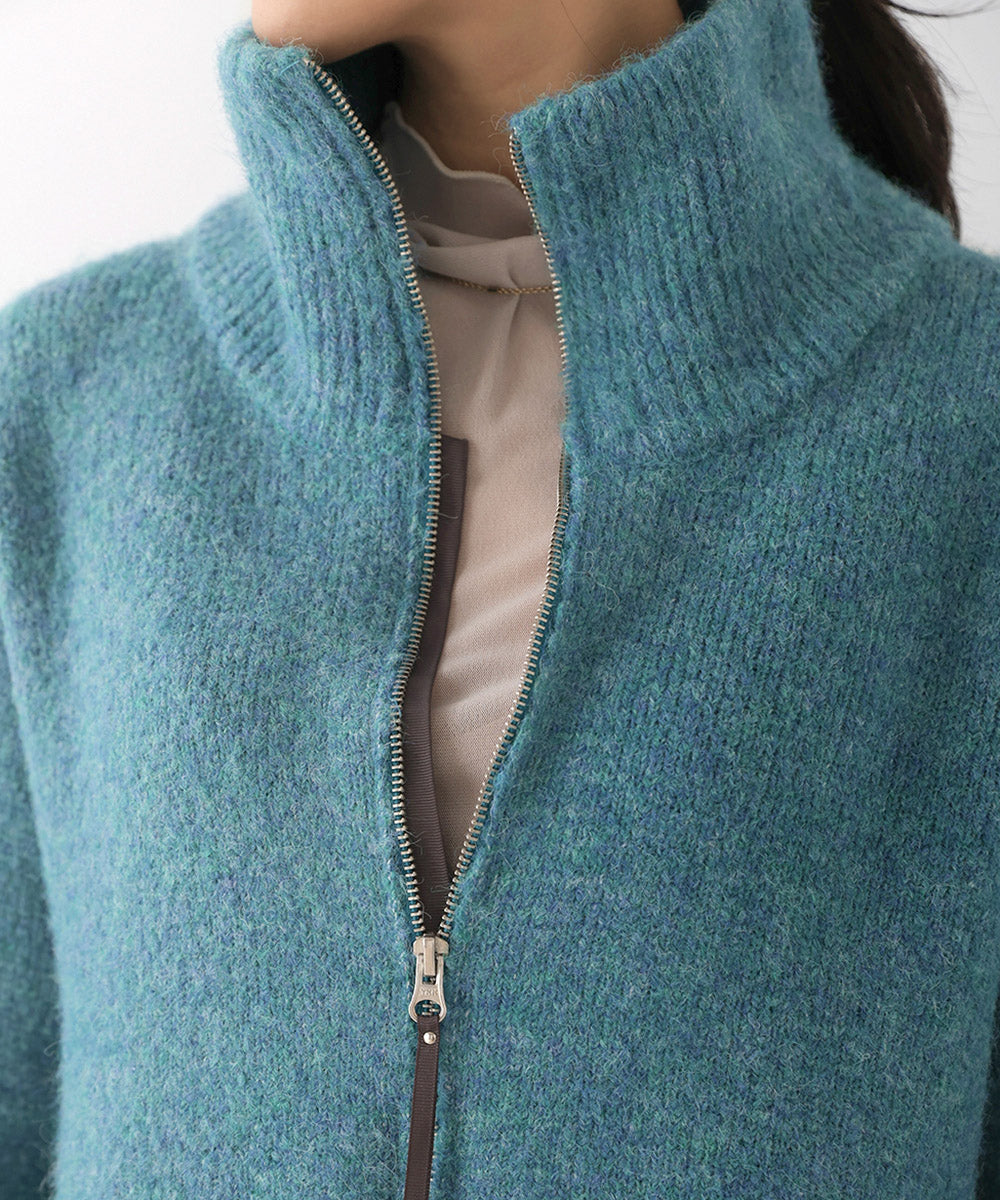 シャギーニットコクーンコート