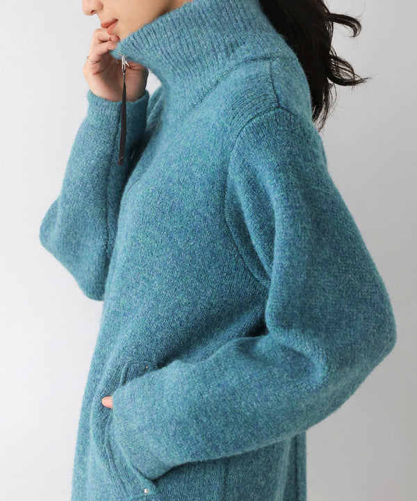 シャギーニットコクーンコート