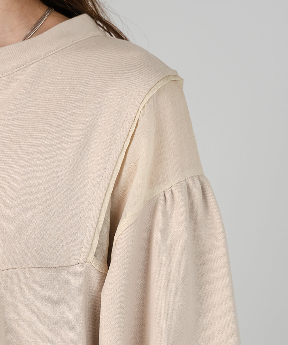 【低身長向けサイズあり】カフタンシアー裏毛ワンピース