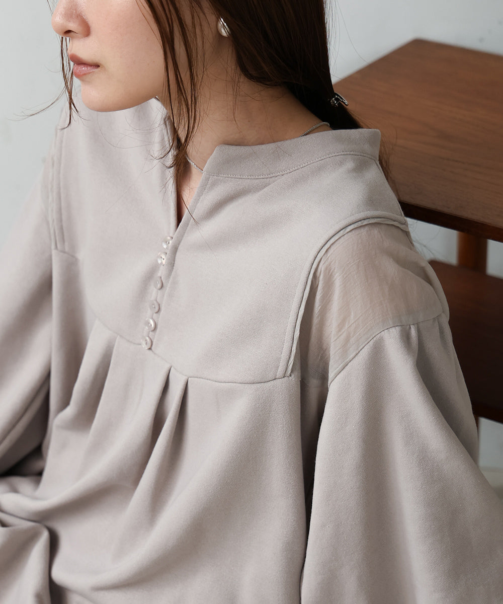 【低身長向けサイズあり】カフタンシアー裏毛ワンピース