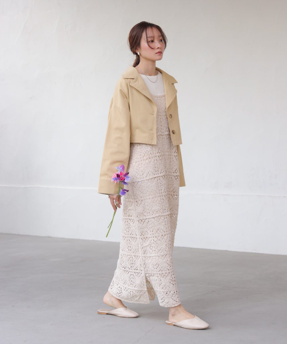 クロシェロングワンピース