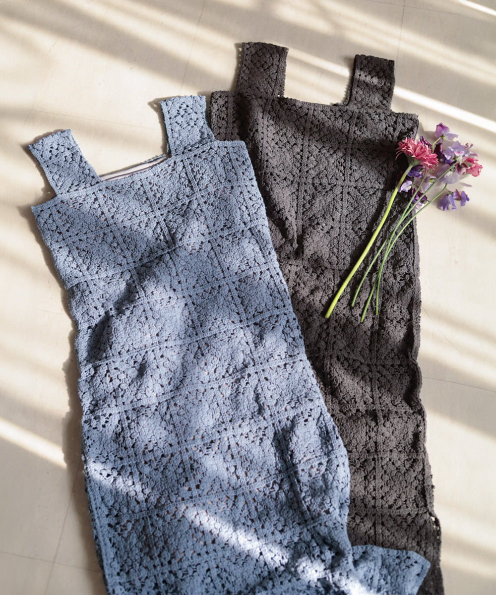 クロシェロングワンピース