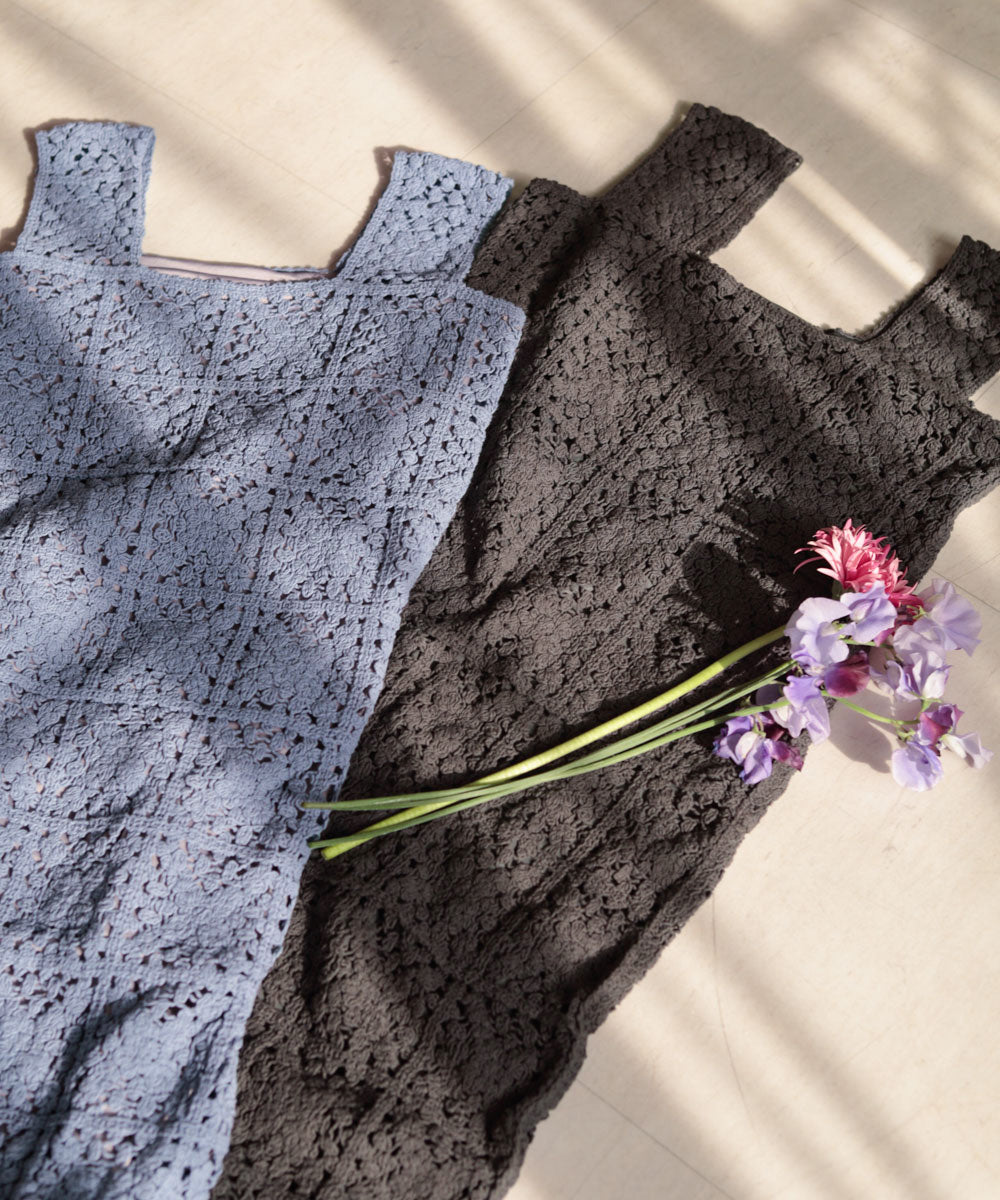 クロシェロングワンピース