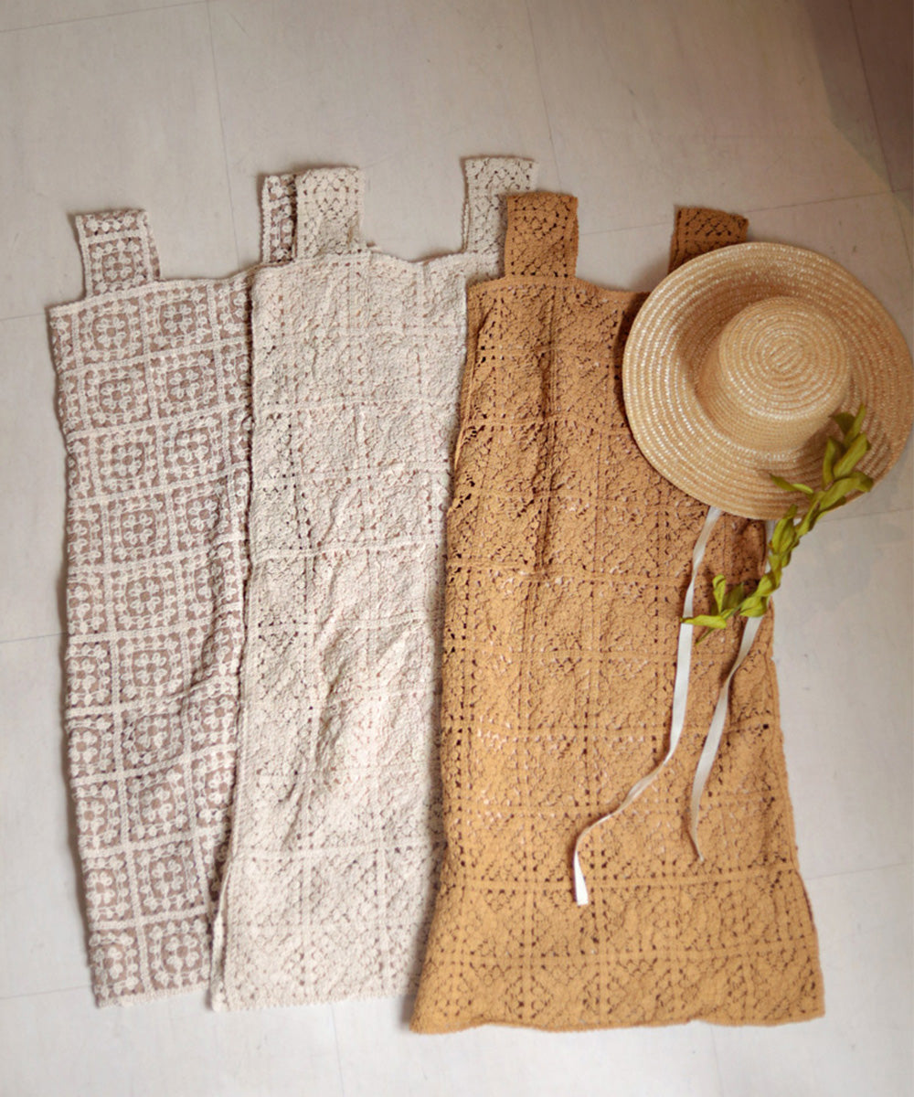 クロシェロングワンピース