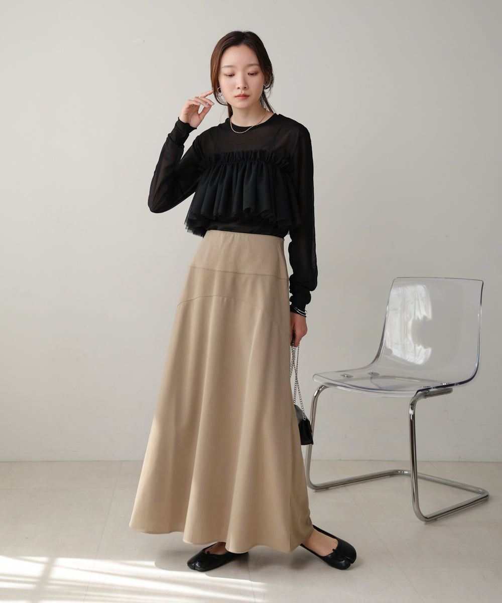 【S・M展開】フレアマーメイドスカート