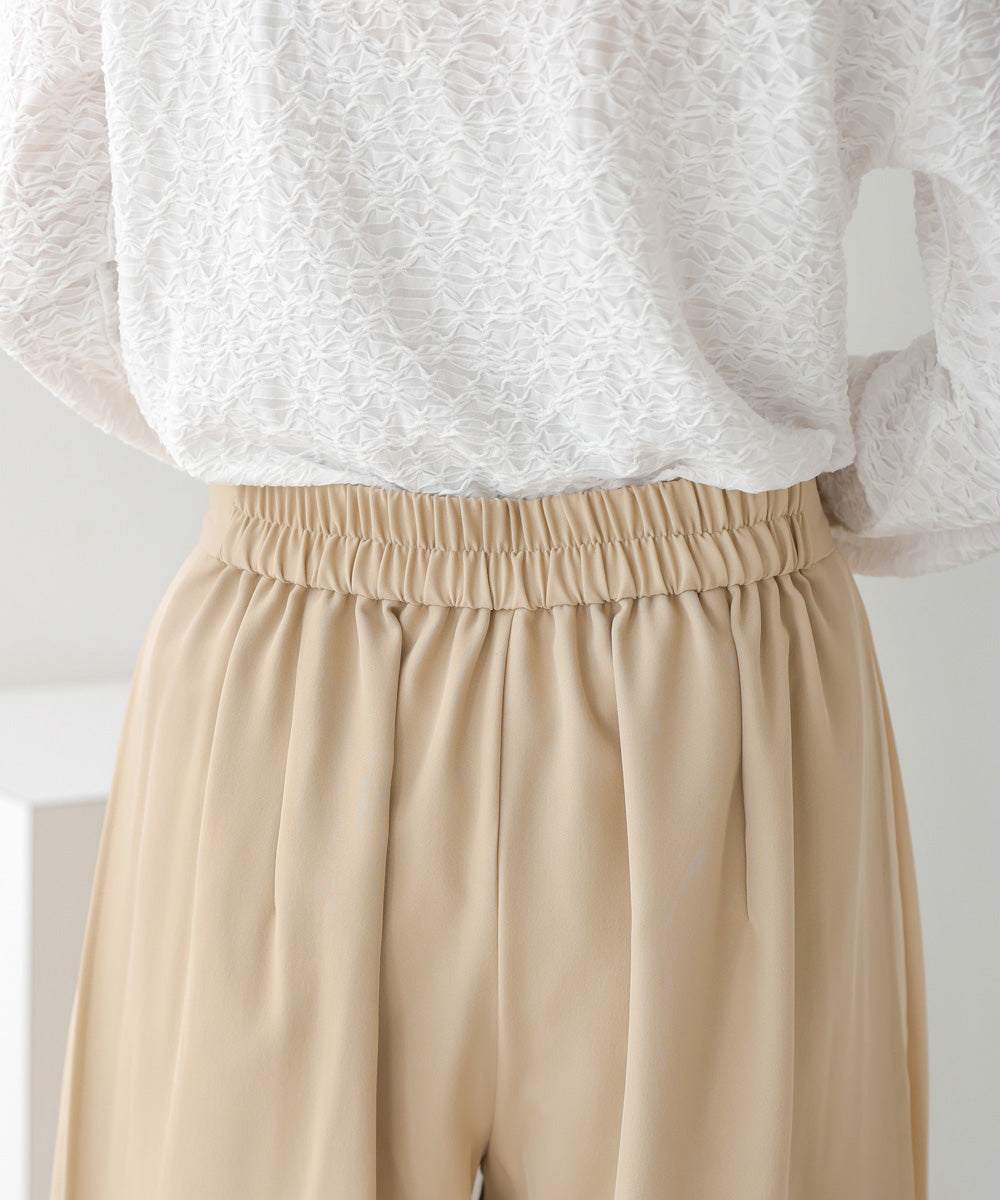 サイドプリーツパンツ