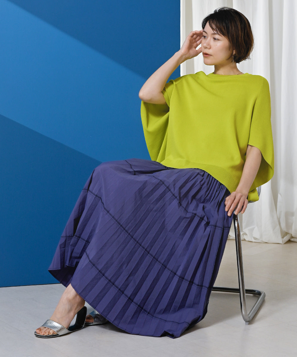 ケーブルニットプルオーバー