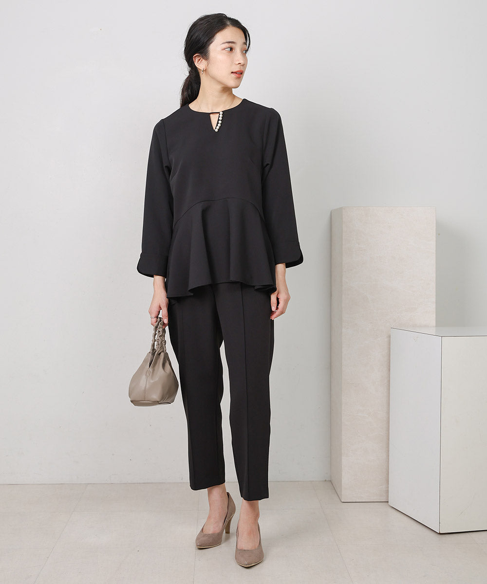 とろみパール付き切り替えブラウス