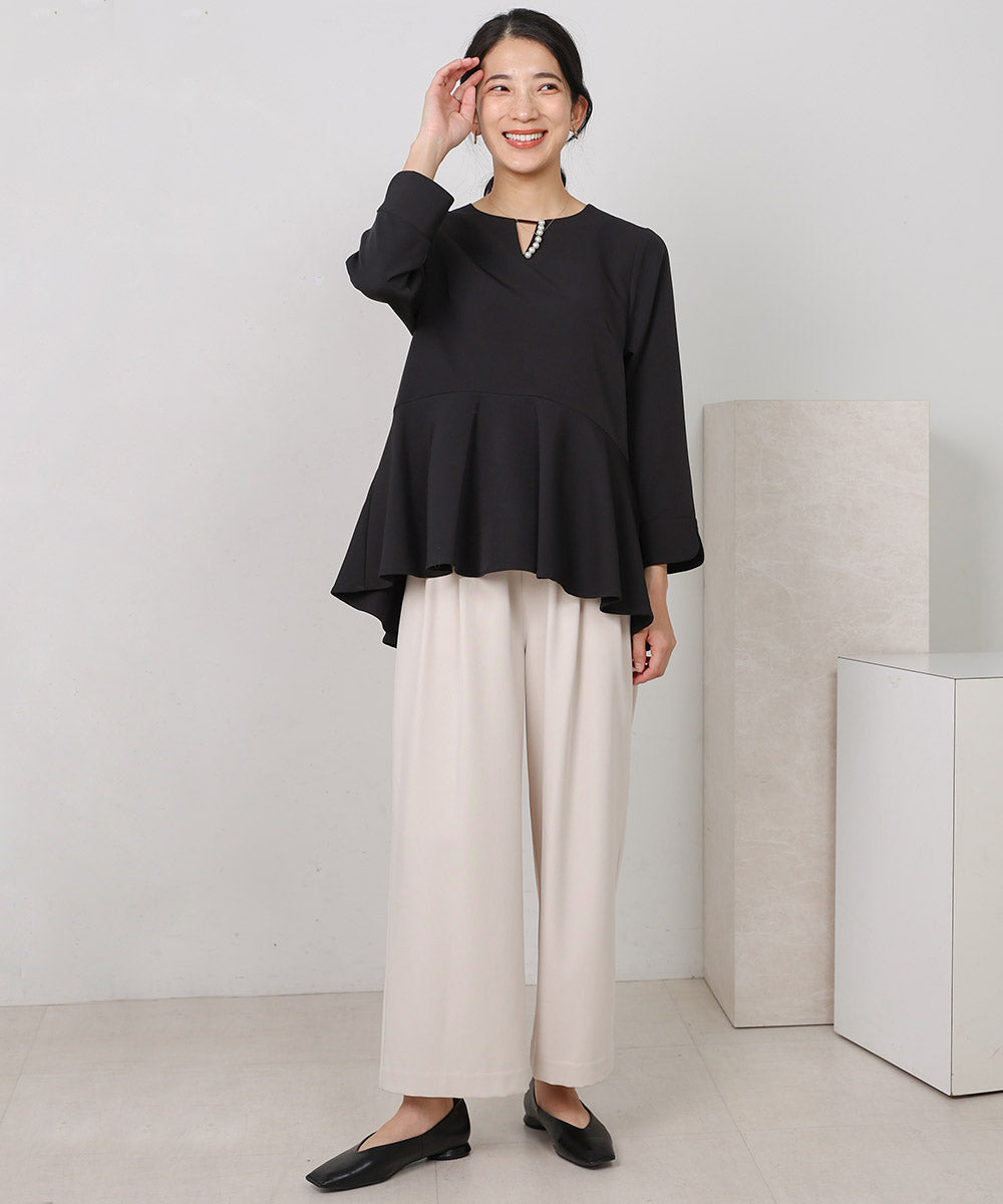 とろみパール付き切り替えブラウス