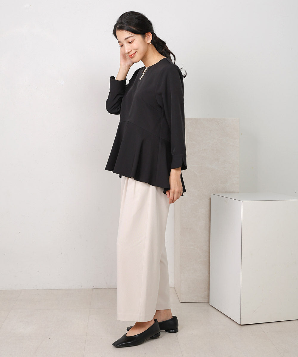 とろみパール付き切り替えブラウス