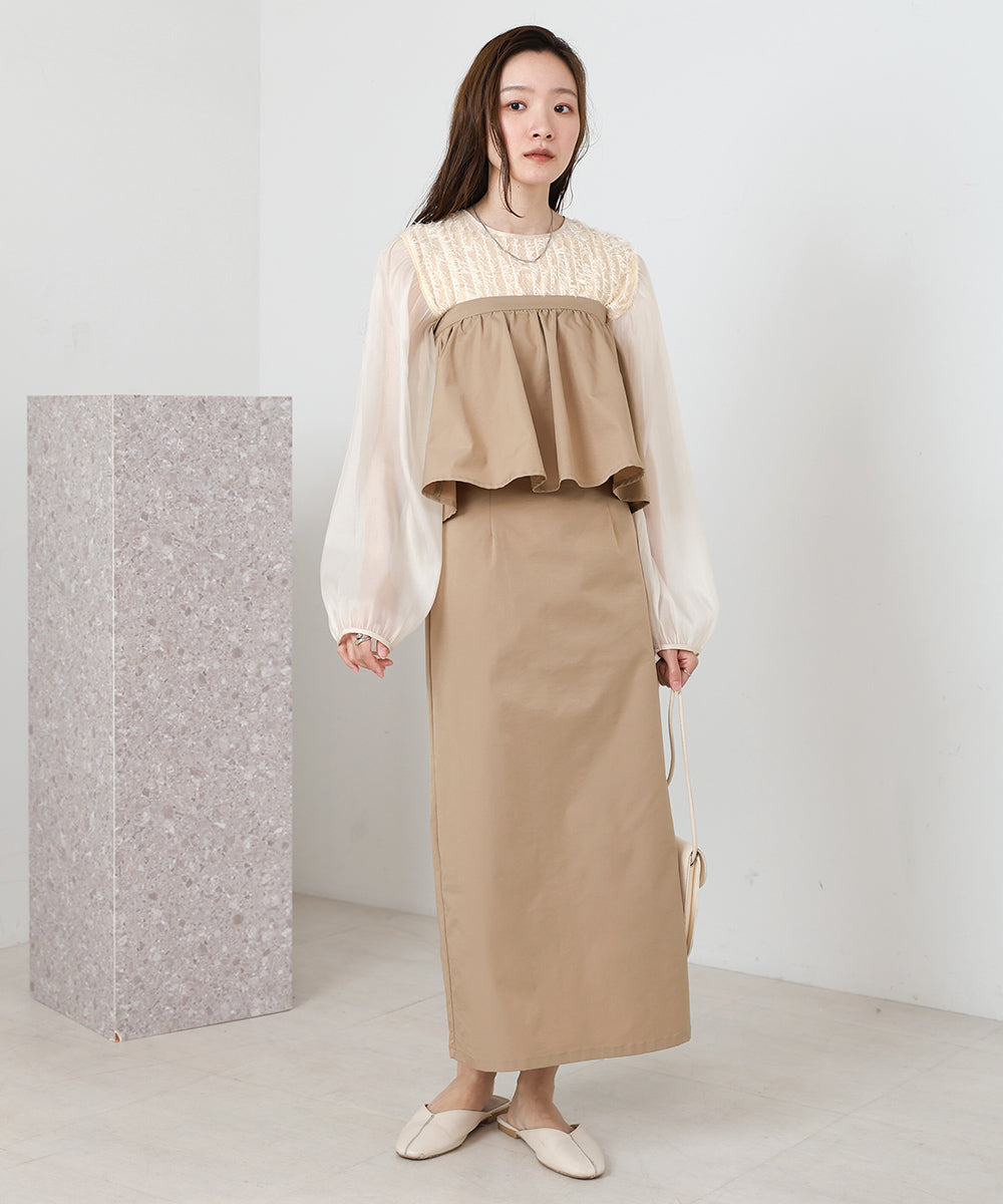 【S・M展開】3WAYペプラムスカート