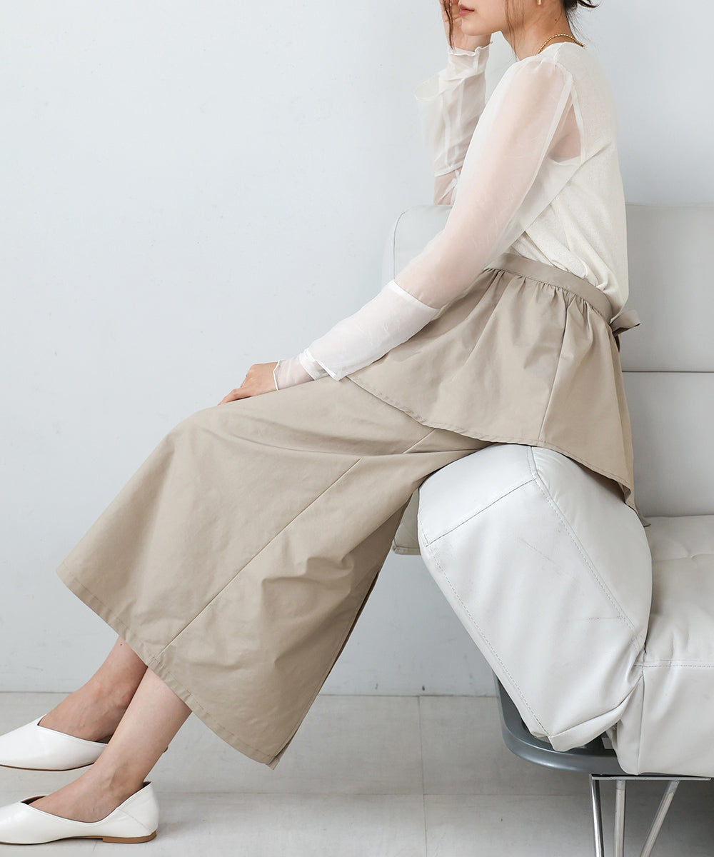 【S・M展開】3WAYペプラムスカート