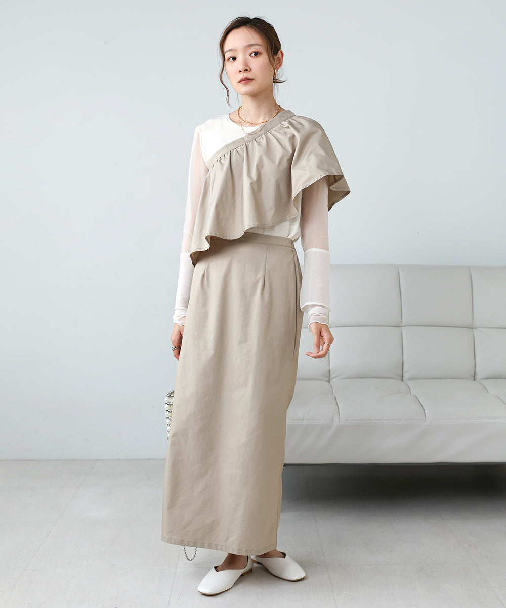 【S・M展開】3WAYペプラムスカート