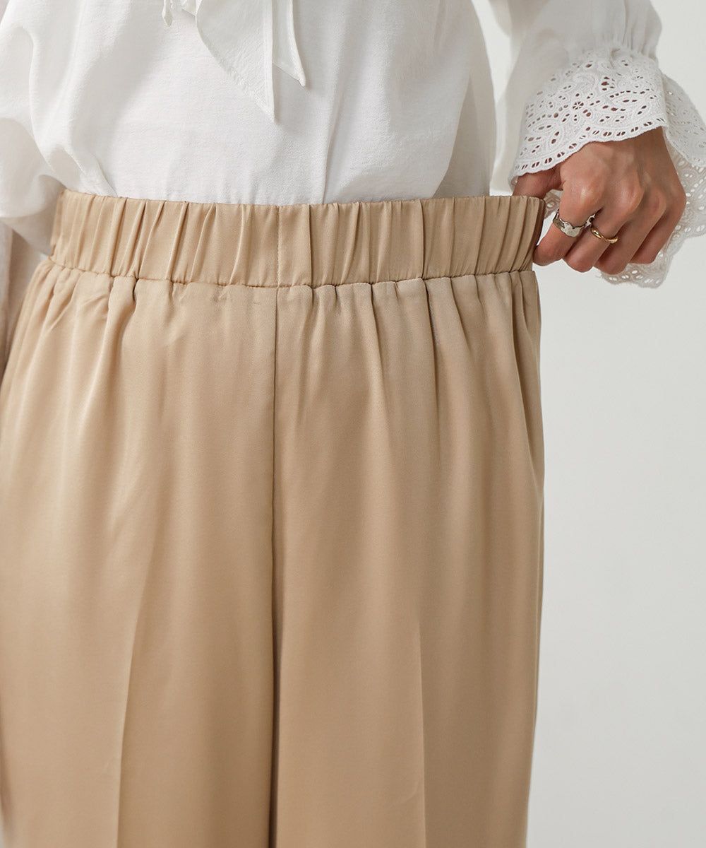 【S/M/L展開】サテンラインパンツ