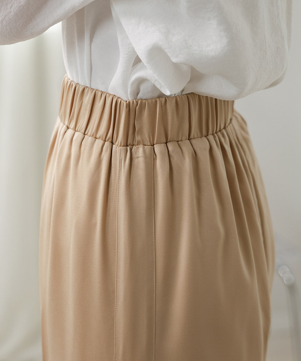 【S/M/L展開】サテンラインパンツ