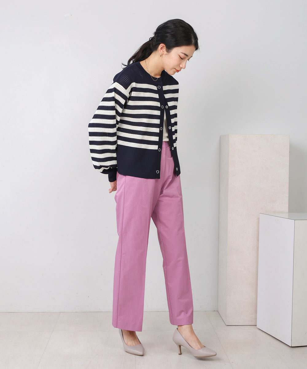 【WEB限定】軽量メッシュニットカーディガン