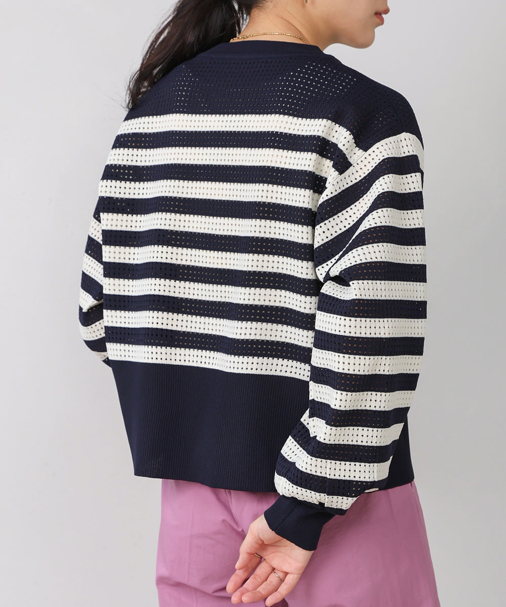 【WEB限定】軽量メッシュニットカーディガン