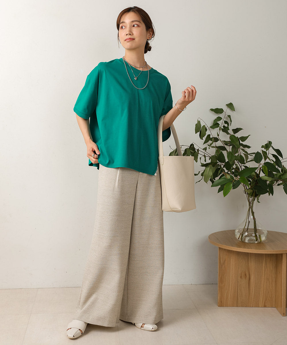 ロゴテープカットソー