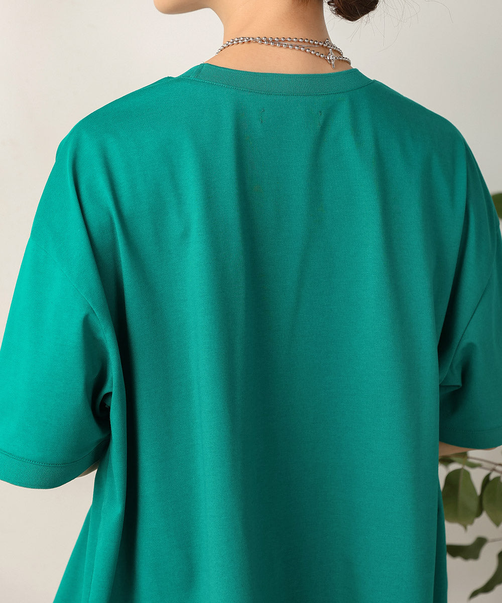 ロゴテープカットソー