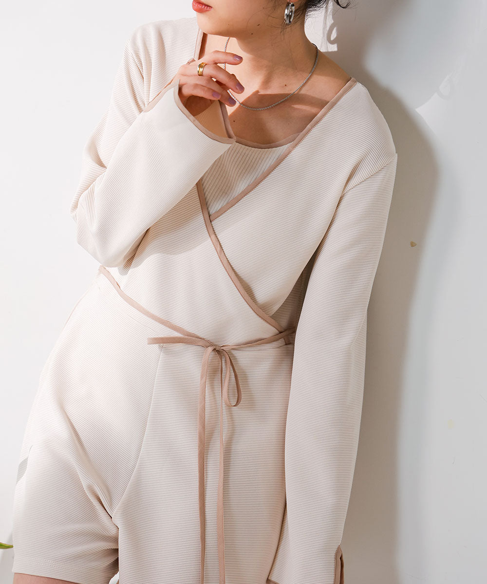 前後2WAYラッシュガードオールインワン