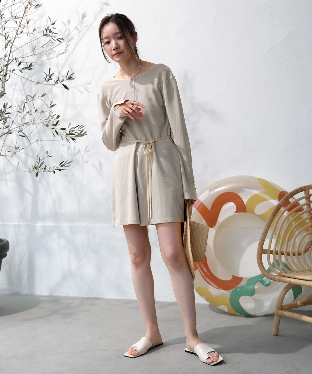 前後2WAYラッシュガードオールインワン