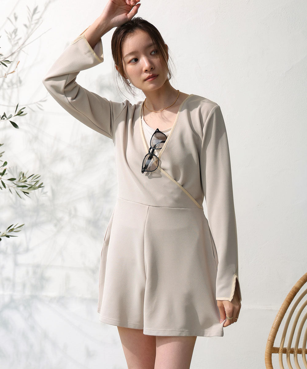 前後2WAYラッシュガードオールインワン