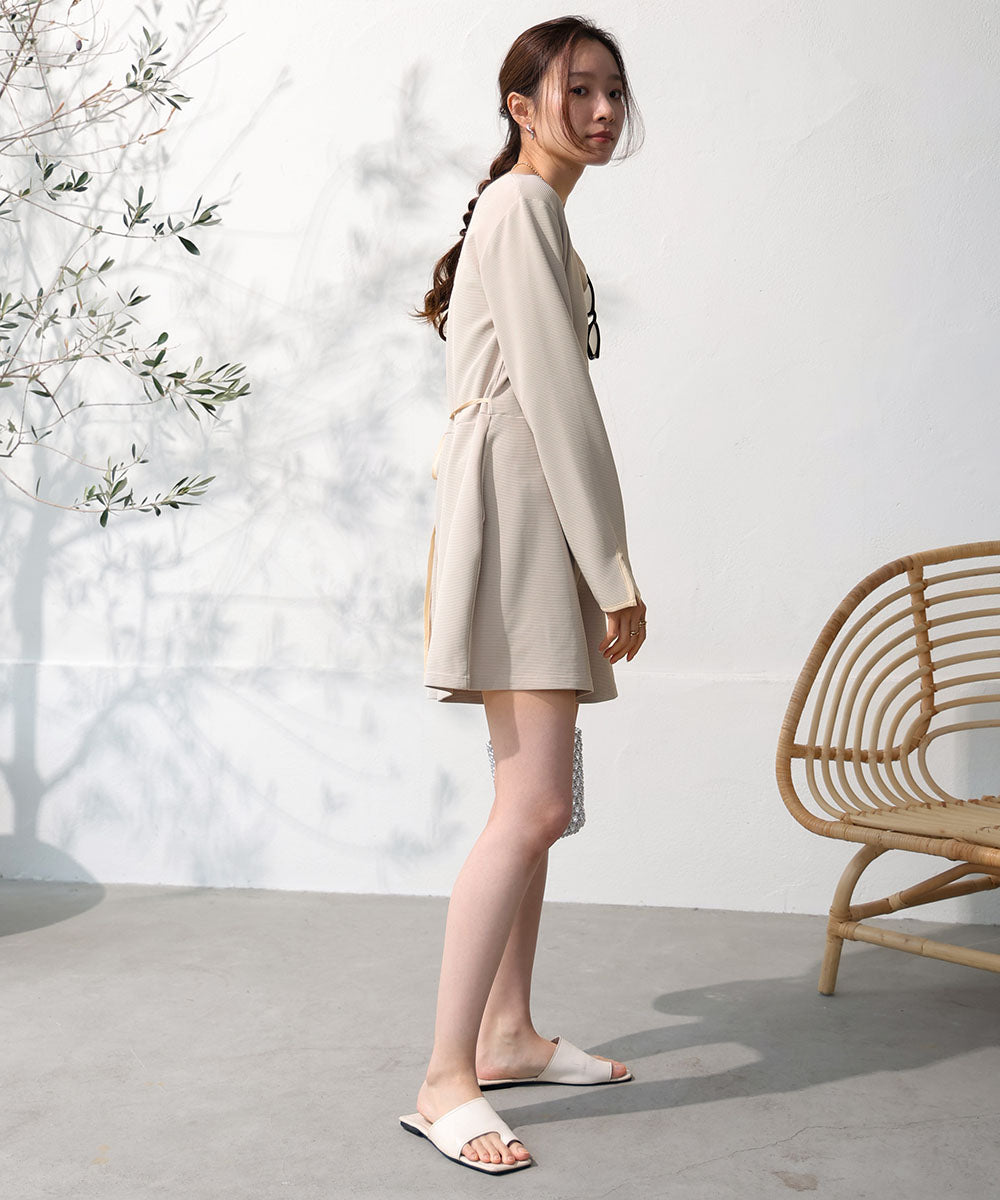 前後2WAYラッシュガードオールインワン