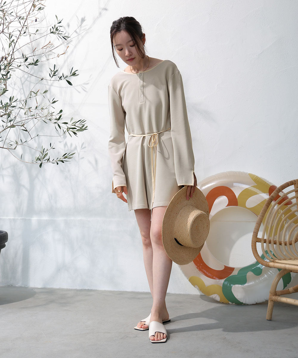 前後2WAYラッシュガードオールインワン