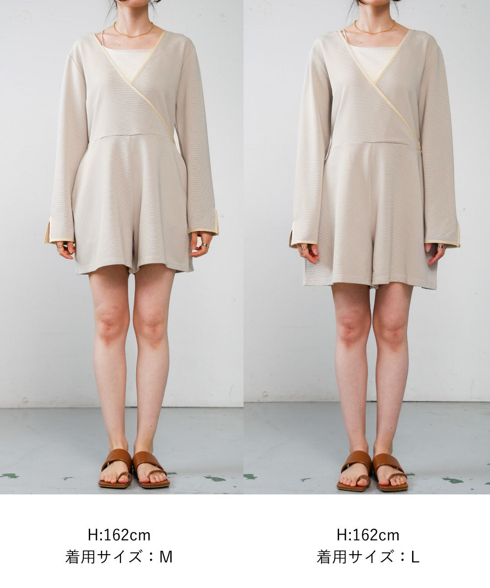 前後2WAYラッシュガードオールインワン