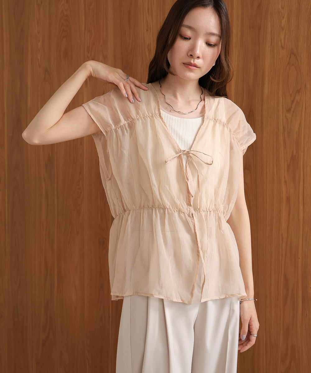 【2024SS】前後2WAYギャザーブラウス