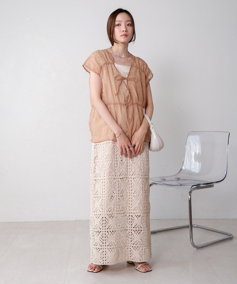 【2024SS】前後2WAYギャザーブラウス