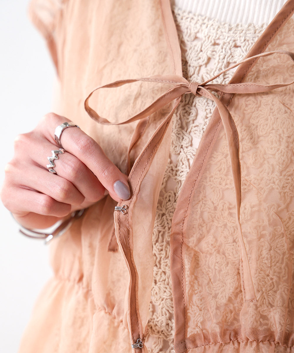 【2024SS】前後2WAYギャザーブラウス