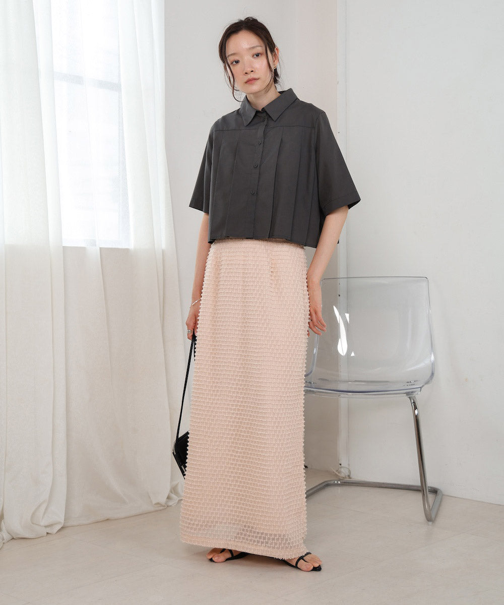【S・Mサイズ展開】ミニフリンジIラインスカート