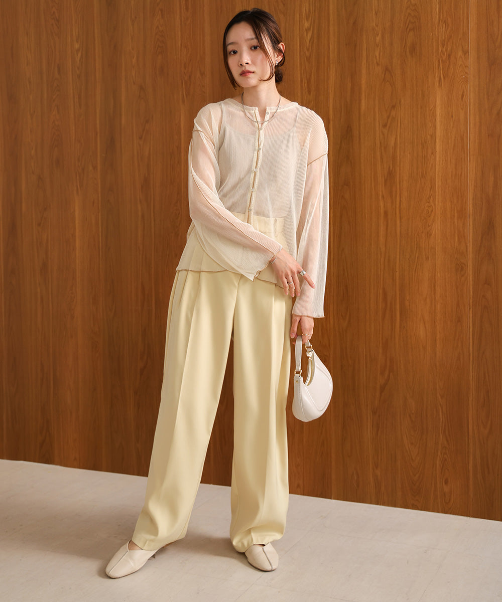 前後2WAYメロウチュールカーディガントップス