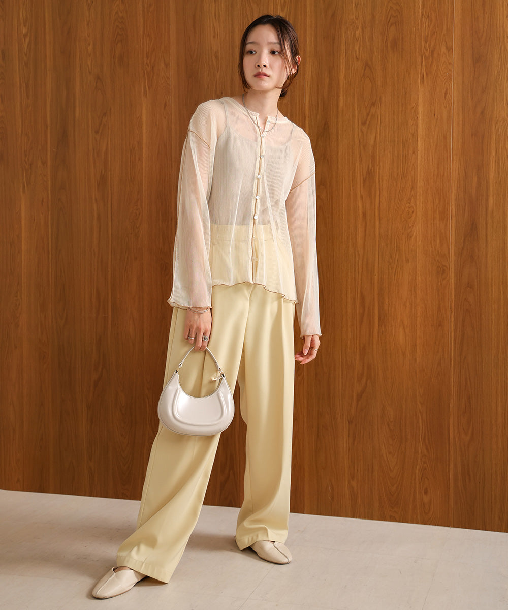 前後2WAYメロウチュールカーディガントップス