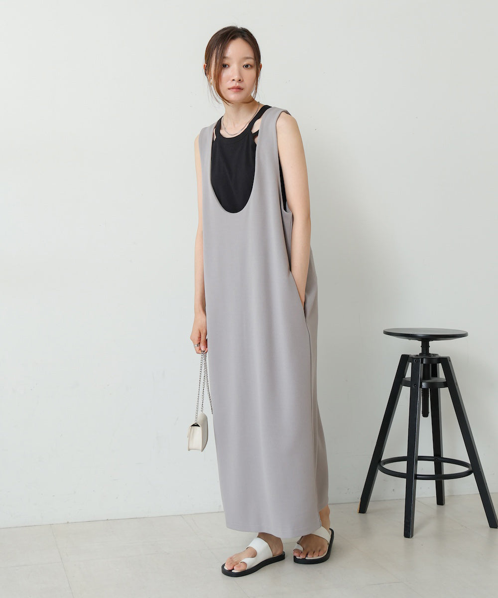 【S・Mサイズ展開あり】前後2WAYストレートジャンパースカート