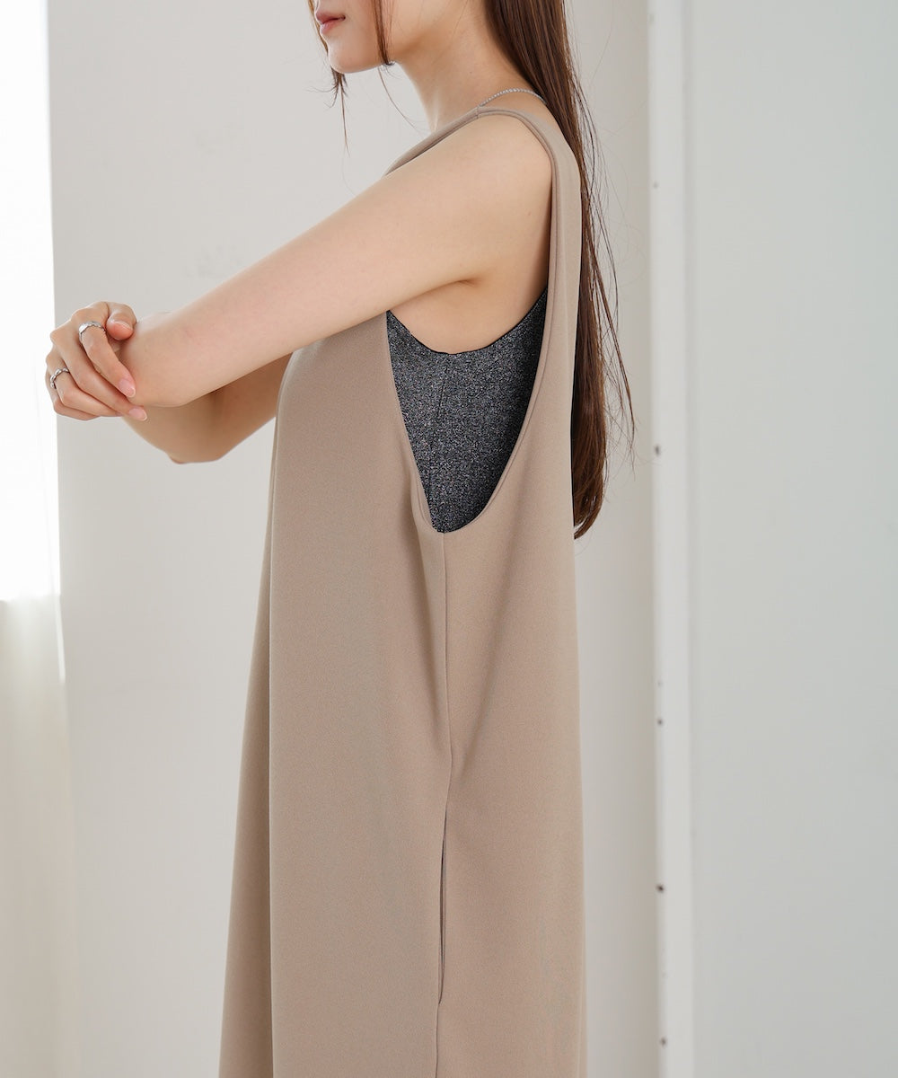 【S・Mサイズ展開あり】前後2WAYストレートジャンパースカート