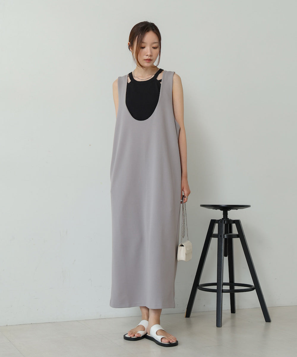 【S・Mサイズ展開あり】前後2WAYストレートジャンパースカート