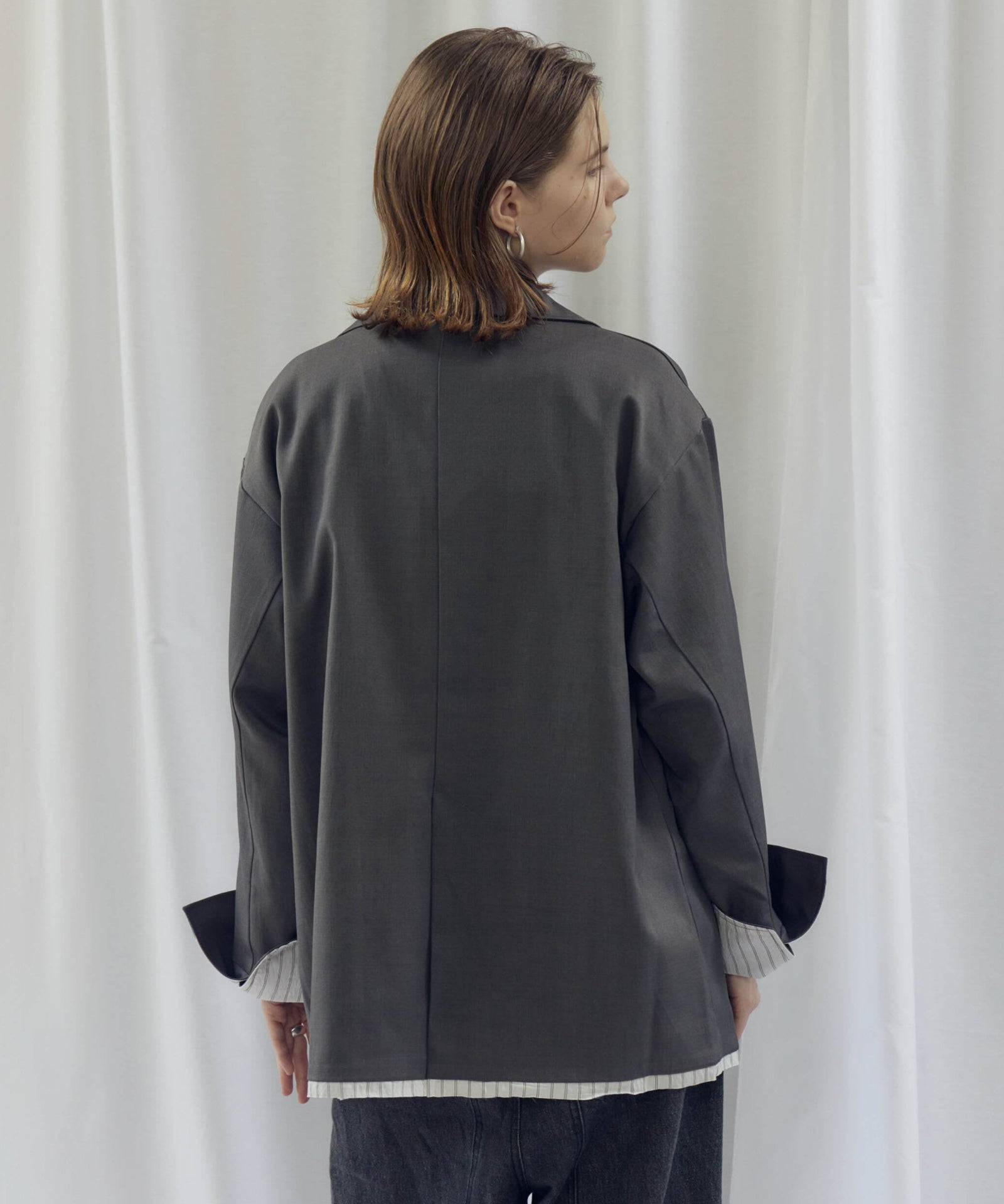LAYERED DOUBLE TAILORED JACKET