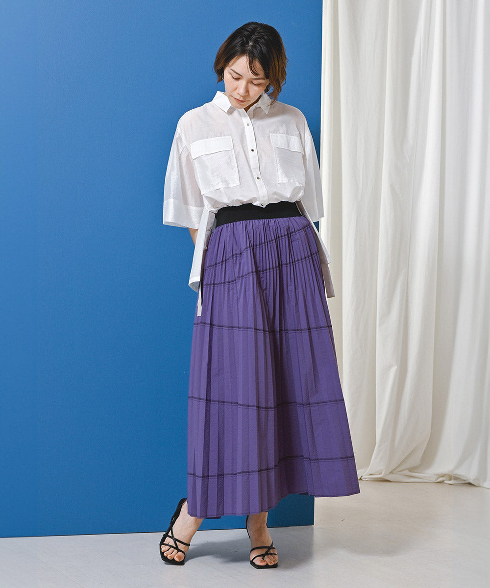 プリーツエアリースカート