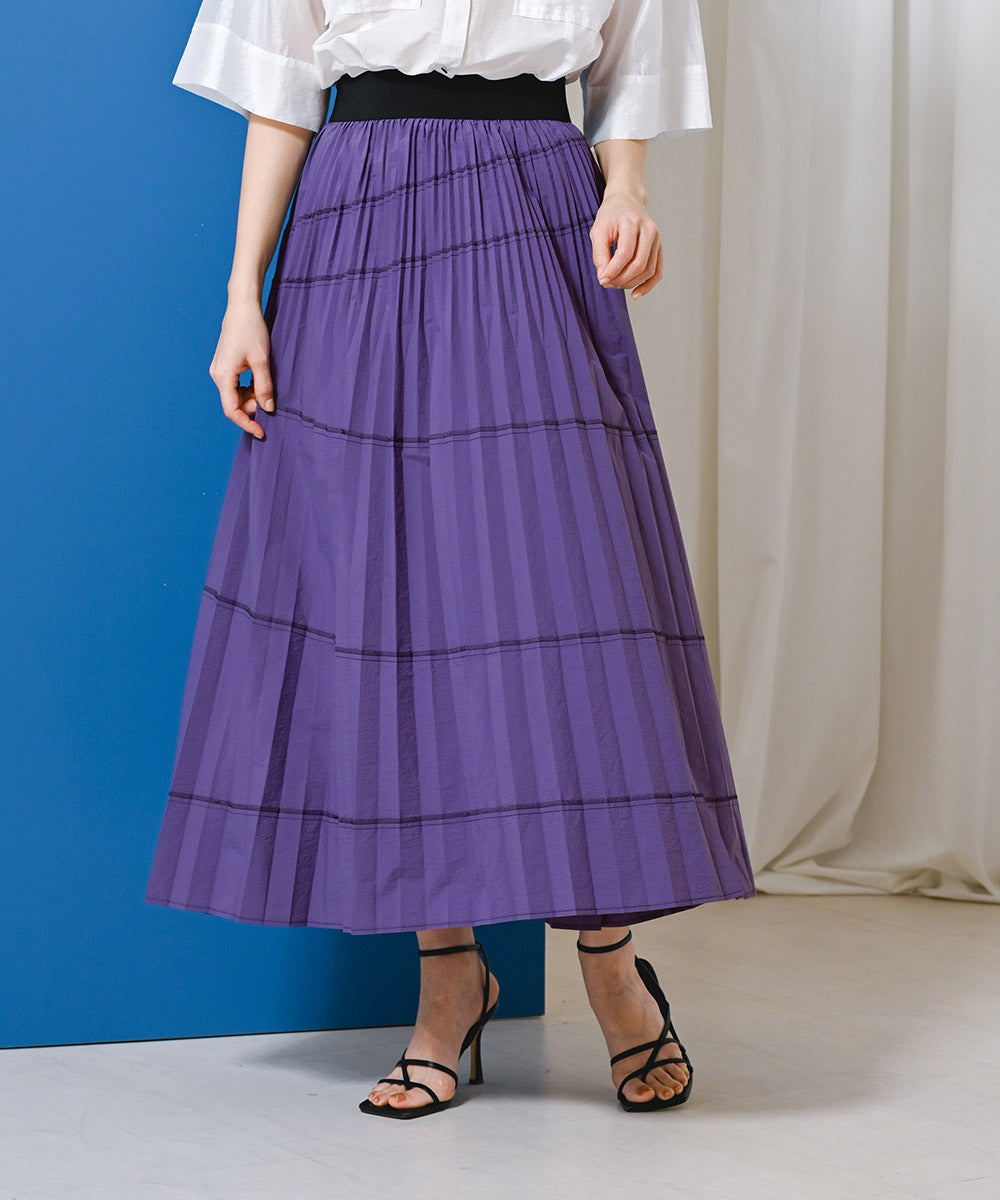 プリーツエアリースカート