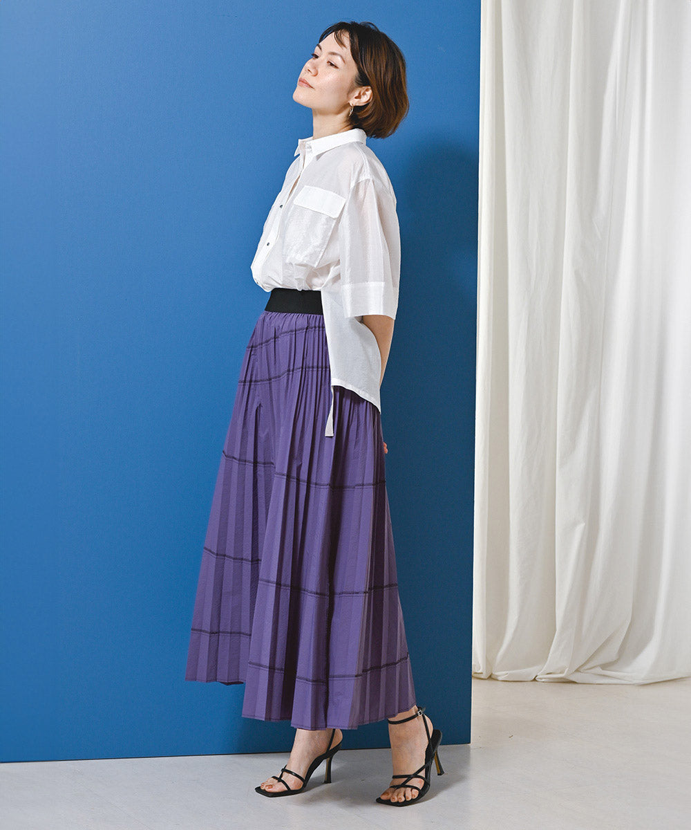 プリーツエアリースカート